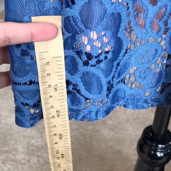 NEW⭐️ City Studio Blue Sleeveless Mini Dress 🩵🤍 - Picture 3 of 6